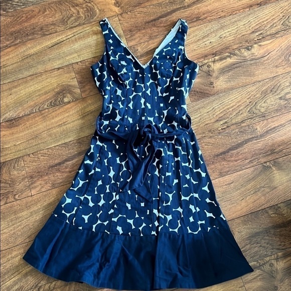 𝅺NINE West Polka Dot Dress Size 4, B Darlin Dress 5/6 - Picture 2 of 6